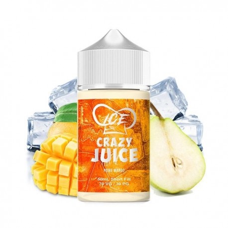 2x Crazy Juice Poire Mangue Ice 50ML