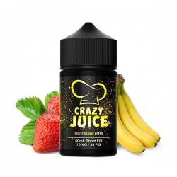2x Crazy Juice Fraise Banane Retro 50ML