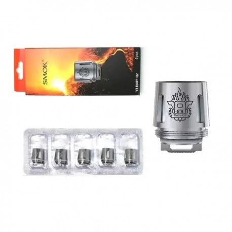 Résistances SMOKTECH TFV8 Baby-Q2 0.6Ω (5pcs)