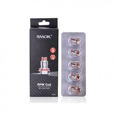Résistances Smoktech RPM DC 0.8Ω MTL (5pcs)