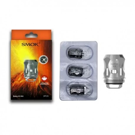 Résistances SMOKTECH Baby V2 K4 0.15Ω (3pcs)