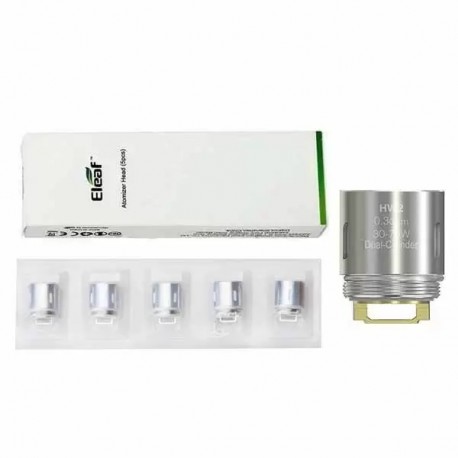 Résistances ELEAF HW2 Dual-Cylinder 0.3Ω Head (5pcs)
