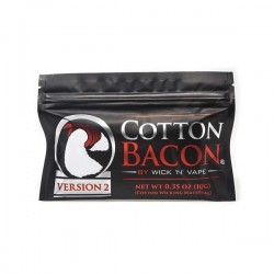 2 Sachets Coton Bacon V2 Wick N' Vape