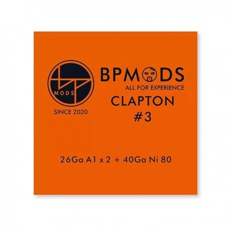 4x BP mods Clapton N3 26Ga A1 x 2 + 40Ga Ni80