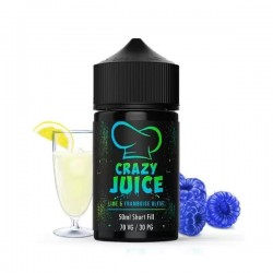 4x Crazy Juice Lime Framboise Bleue 50ML