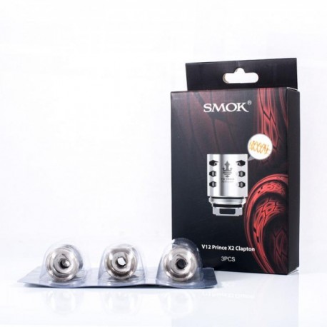 3pcs Résistances SMOKTECH TFV12 V12 Prince X2 Clapton