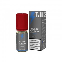 10x T-JUICE Black N Blue NIC SALT 10ML