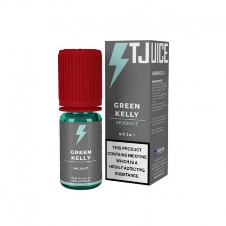 10x T-JUICE Green Kelly N+ NIC SALT 10ML