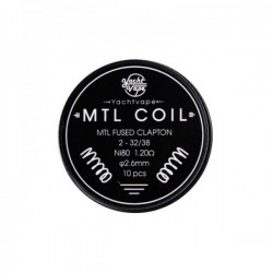 Mtl Coil Mtl Fused Clapton 2-32/38 ni80 1.20ohm 2.6mm (10pcs)