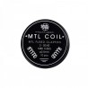 Mtl Coil Mtl Fused Clapton 2-30/40 ni80 0.80ohm 2.5mm (10pcs)
