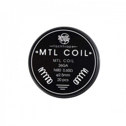 Mtl Coil 26GA ni80 0.6ohm 2.5mm (20pcs)