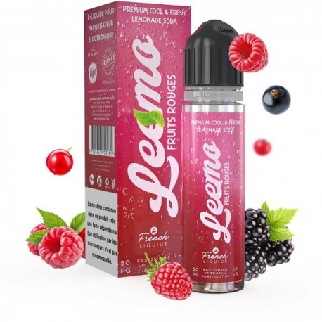 4x Leemo Fruits Rouges 50ML + 4 Boosters 20MG 10ML