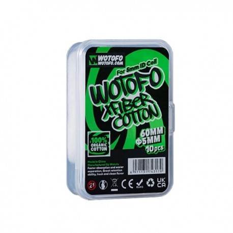 2 Boîtes Cotton 5mm XFiber Thick Cotton Strip