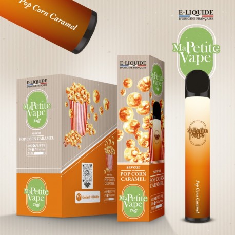 2x Kit MA PETITE VAPE POP CORN CARAMEL 2ML