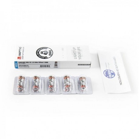 Résistances Procare G1 mesh 1.0ohm (5pcs)