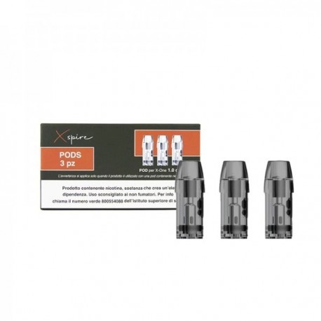 Cartouches X-One 1.7ml 1.0ohm (3pcs)