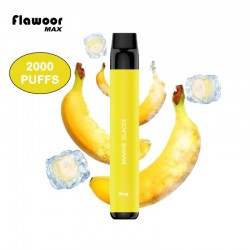 2x Kit Flawoor Max 2000 Puffs Banane Glacée