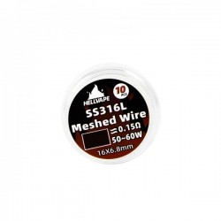 1 Boîte de Meshed Wire Coils Pour Dead Rabbit M RTA SS 316L 0.15ohm