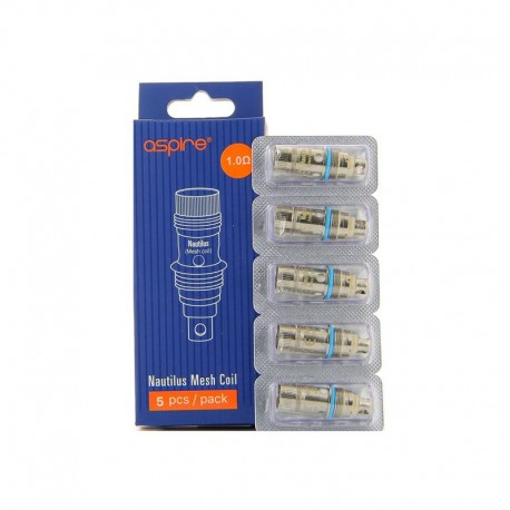 Résistances Nautilus Mesh 1.0ohm (5pcs)