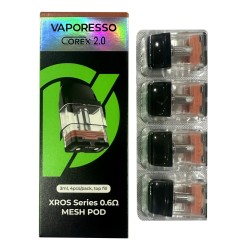 Cartouches XROS Mesh Corex 2.0 0.6ohm 3ml (4pcs)
