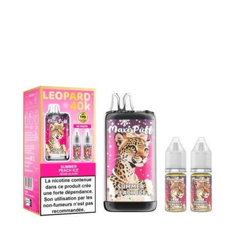 Leopard+ 40K 1100mAh 20ml / 2% - Summer Peach Ice