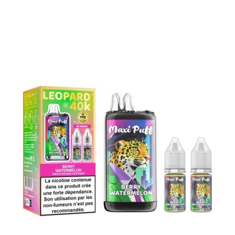 Leopard+ 40K 1100mAh 20ml / 2% - Berry Watermelon