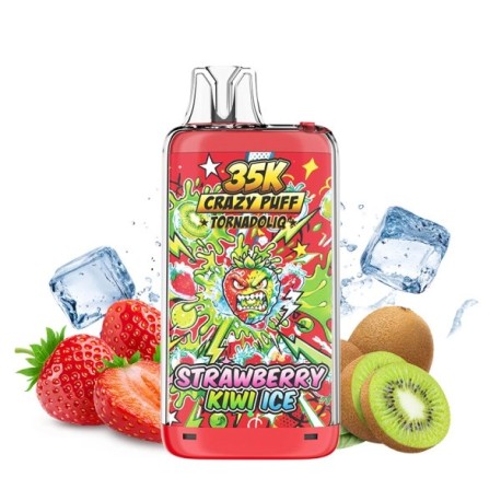Crazy Puff 35K 1100mAh 20ml / 2% - Strawberry Kiwi Ice