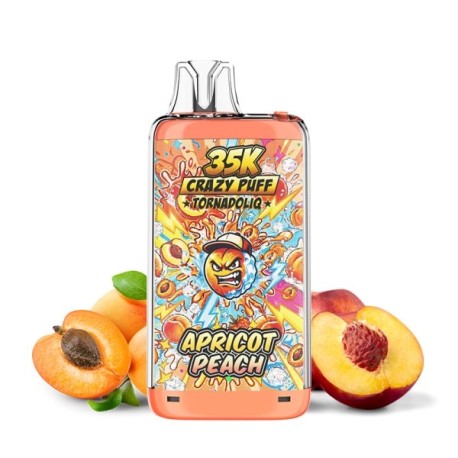 Crazy Puff 35K 1100mAh 20ml / 2% - Apricot Peach