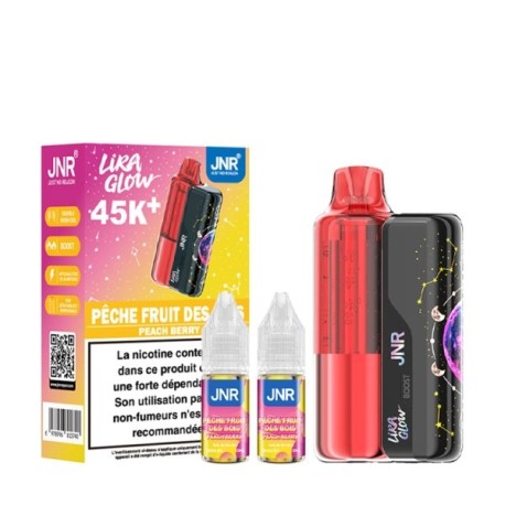 Lira Glow 45k+ 1000mAh 2+10ml / 2% - Pêche Fruit Des Bois