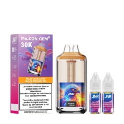 5 Pack de Falcon Gem+ 30K 950mAh 18ml / 2% - Black Dragon Ice