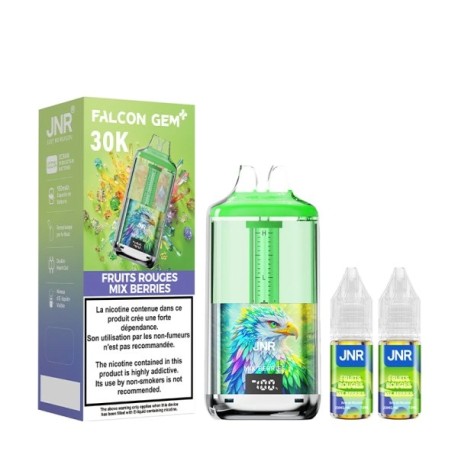 5 Pack de Falcon Gem+ 30K 950mAh 18ml / 2% - Mix Berries