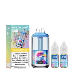5 Pack de Falcon Gem+ 30K 950mAh 18ml / 2% - Blueberry Raspberry Cherry