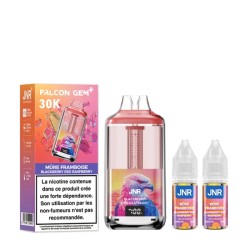5 Pack de Falcon Gem+ 30K 950mAh 18ml / 2% - Blackberry Red Raspberry