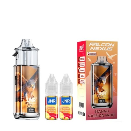 5 Pack de Falcon Nexus 40k 1000mAh 15ml / 2% - Mango Passion Fruit