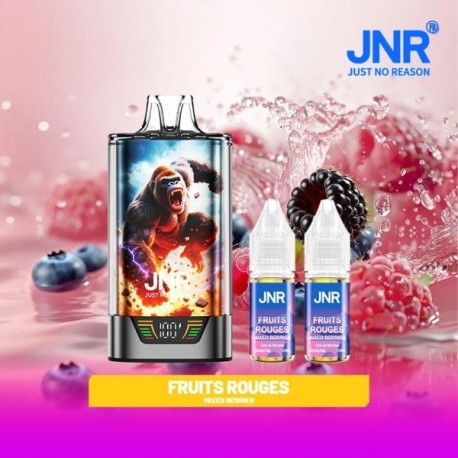 5 Pack de Gorilla X 43K 1000mAh 15ml / 2% - Mixed Berries