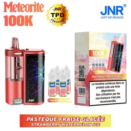 3 Pack de Meteorite 100K 1200mAh 10ml / 2% - Strawberry Watermelon Ice