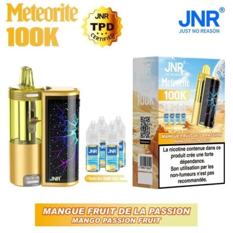 3 Pack de Meteorite 100K 1200mAh 10ml / 2% - Mango Passion Fruit