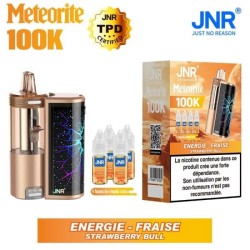 3 Pack de Meteorite 100K 1200mAh 10ml / 2% - Strawberry Bull