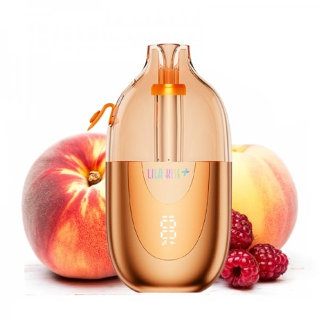 5 Pack de Lila Kiss 46k+ 1000mAh 20ml / 2% - Peach Berry