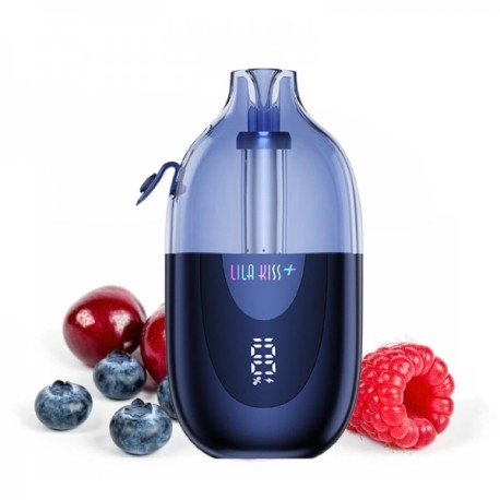 5 Pack de Lila Kiss 46k+ 1000mAh 20ml / 2% - Blueberry Raspberry Cherry