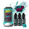 3 Pack de Ice City 50K 850mAh 20ml / 20mg - Bangkok Chaos