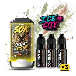 3 Pack de Ice City 50K 850mAh 20ml / 20mg - Desert Empire