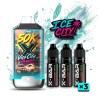 3 Pack de Ice City 50K 850mAh 20ml / 20mg - V-Ice City Paradise