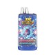 5 Pack de Crazy Puff 35K 1100mAh 20ml / 2% - Dragon Fruit Blueberry Ice
