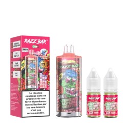 5 Pack de RazzBar 30K 650mAh 20ml / 2% - Strawberry Raspberry Cherry Ice