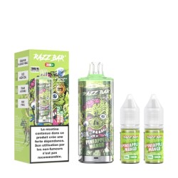 5 Pack de RazzBar 30K 650mAh 20ml / 2% - Pineapple Mango
