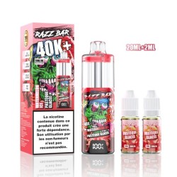 5 Pack de RazzBar 40K+ 850mAh 20ml / 2% - Watermelon Ice