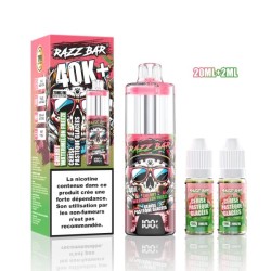 5 Pack de RazzBar 40K+ 850mAh 20ml / 2% - Cherry Watermelon Freeze