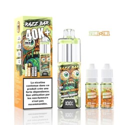 5 Pack de RazzBar 40K+ 850mAh 20ml / 2% - Pineapple Mango