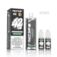 5 Pack de Shisha DL 42K+ 850mAh 20ml / 0.6% - Blackcurrant Mint